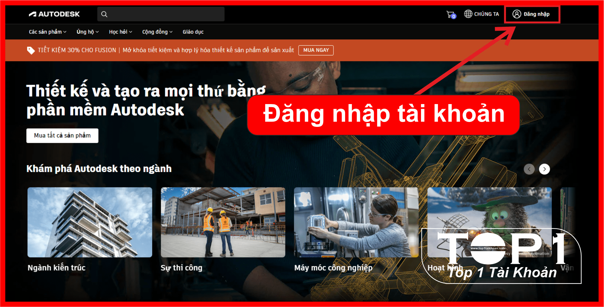 Mua tài khoản Autocad bản quyền